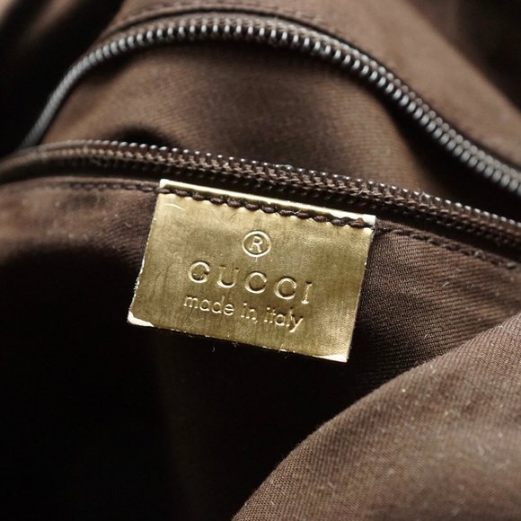 Auth Gucci Gg Beige Gold Jacquard #5546G12 - Picture 8 of 13